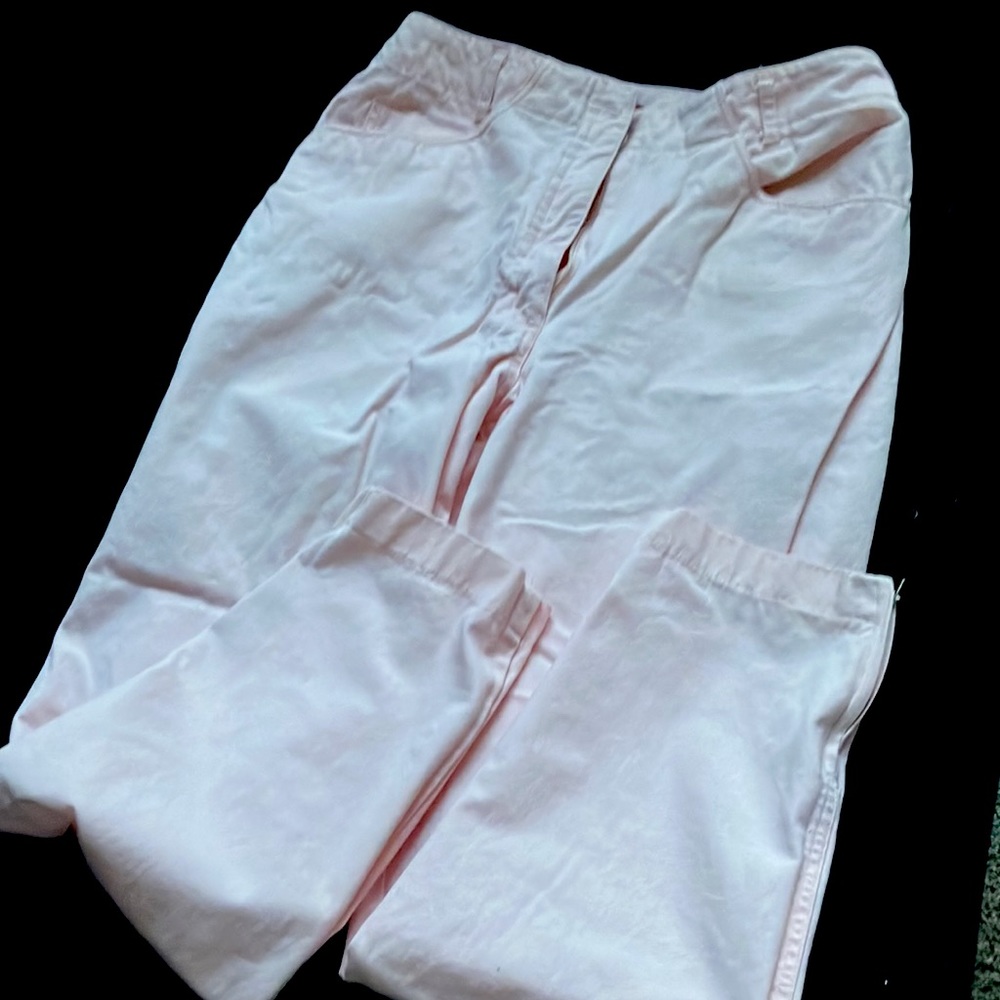 Tomboy size 13 100% cotton jeans with ankle zippers.